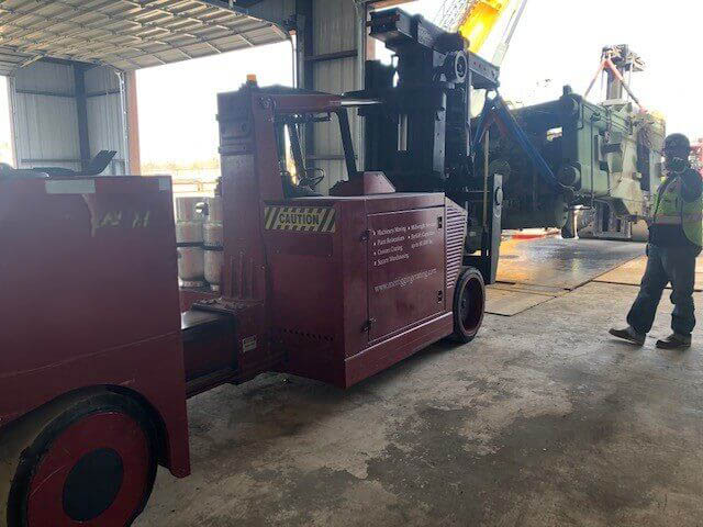 47,000 Pound Punch Press Move