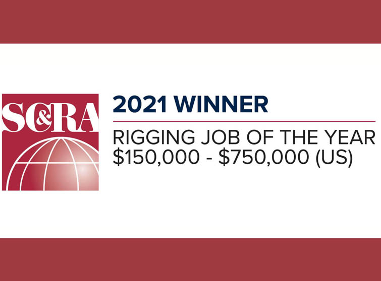 A&A Receives Rigging Job of the Year Award From Industry Group
