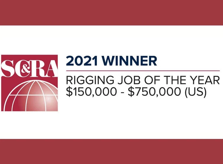 A&A Receives Rigging Job of the Year Award From Industry Group