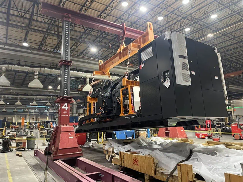 DMF 600 Machine Install