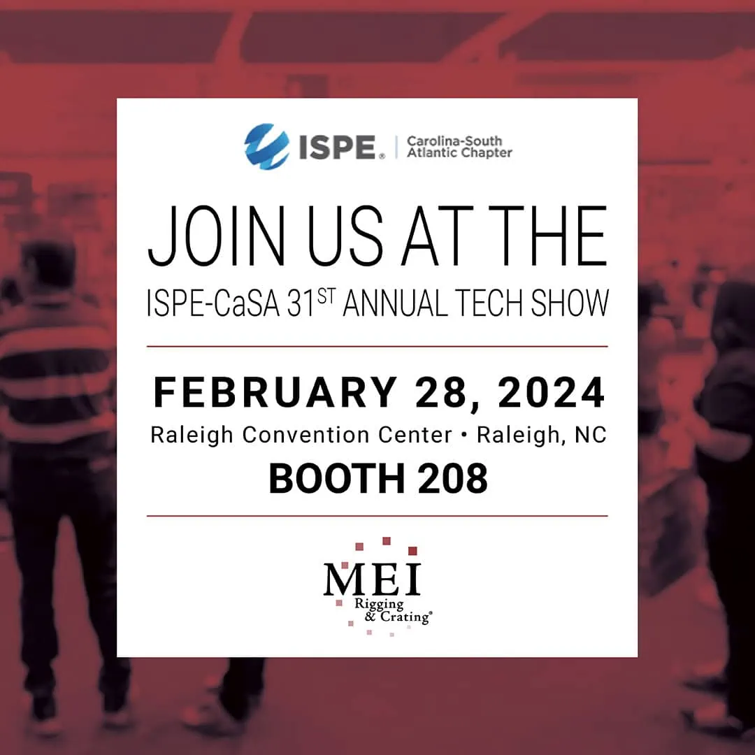 JOIN MEI AT THE ISPE-CaSA 31st ANNUAL TECH SHOW