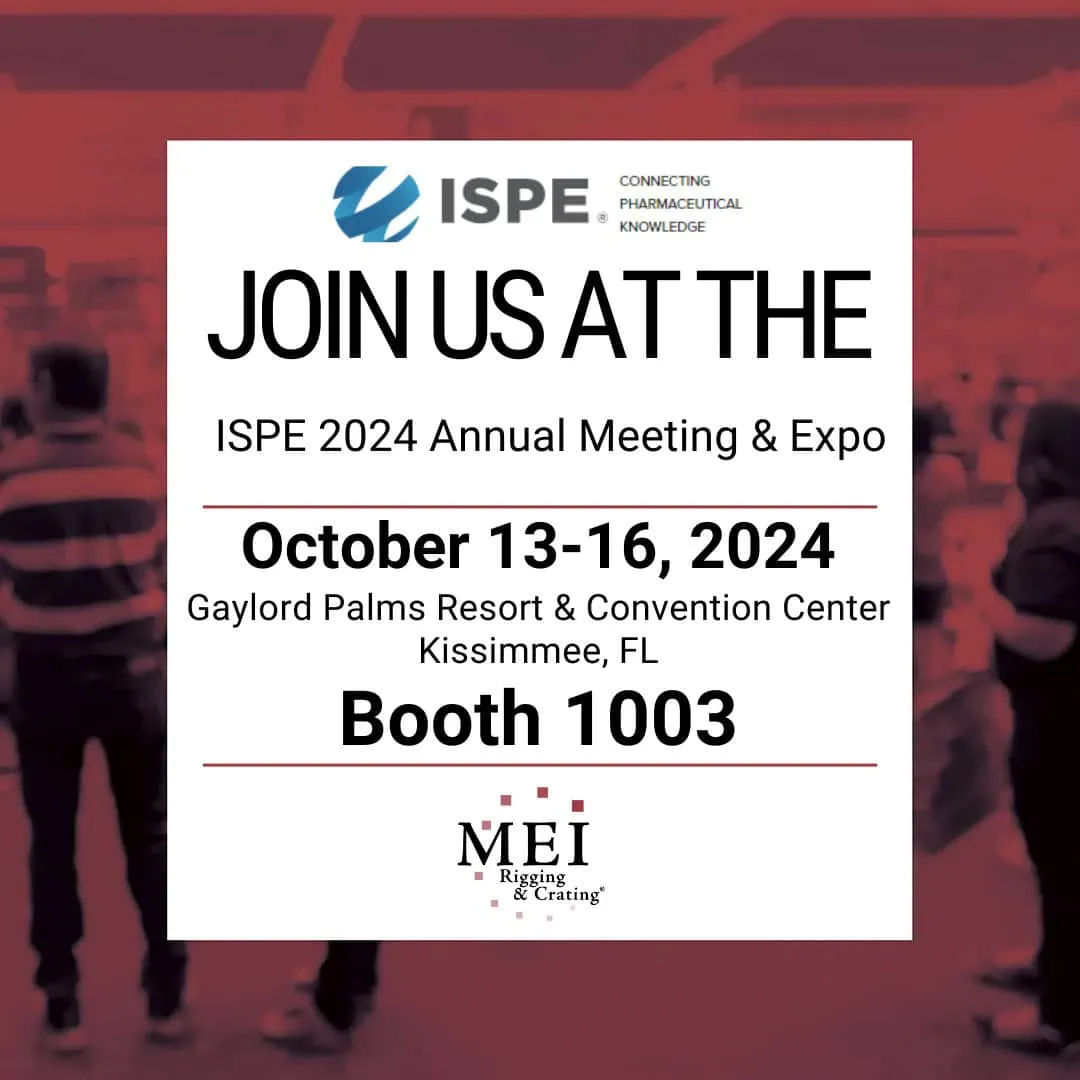 Join the MEI team at the 2024 ISPE Annual Meeting & Expo!