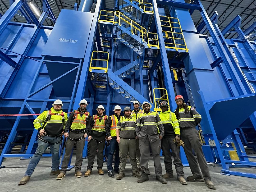 Cottrell Blasting Lines Install