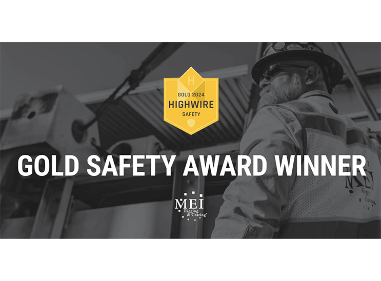 MEI Receives 2024 Gold Safety Award