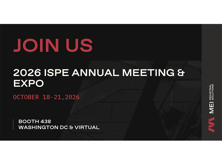 Join MEI at the 2026 ISPE Annual Meeting & Expo