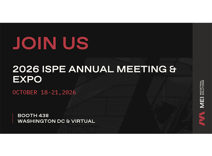 Join MEI at the 2026 ISPE Annual Meeting & Expo